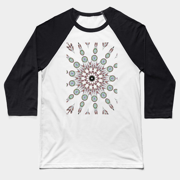 Dream catcher mandala Baseball T-Shirt by indusdreaming